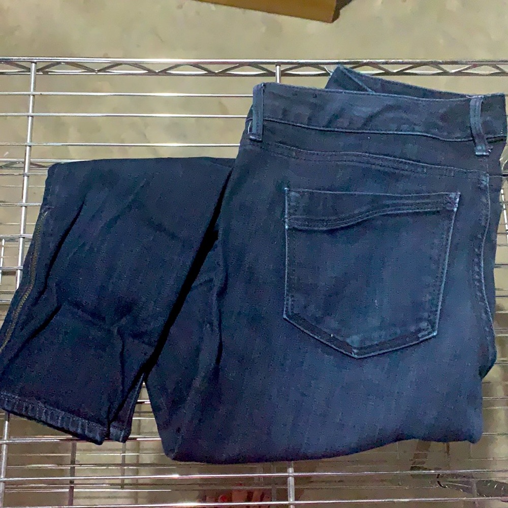 Zip hem express ankle jeans low rise size 8 Stella